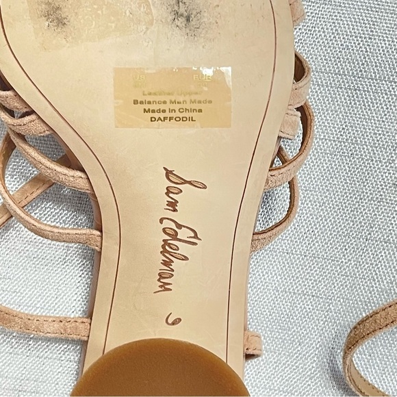 Sam Edelman Women's Daffodil Strappy High-Heel Sandals Size 6 - Picture 8 of 12